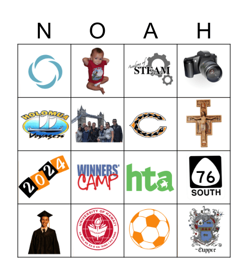 LANDON NOAH BINGO Card