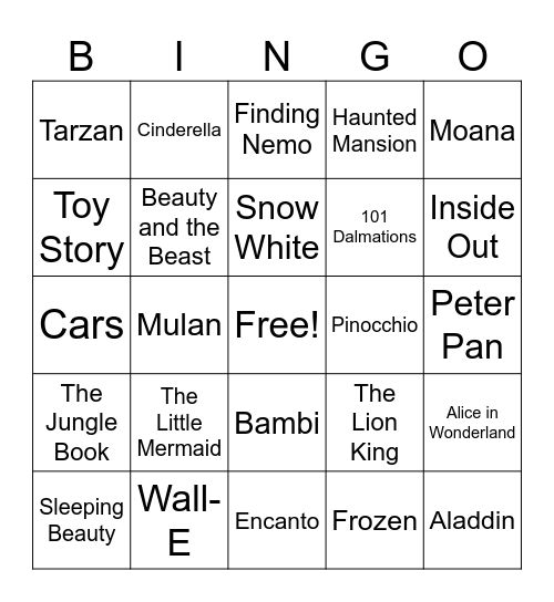 End of Year Bingo Card