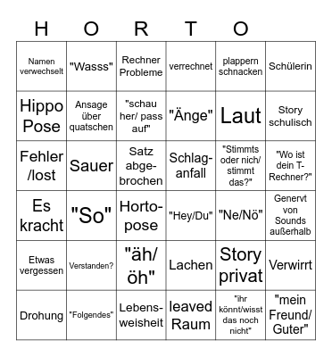 Biringo Bingo Card