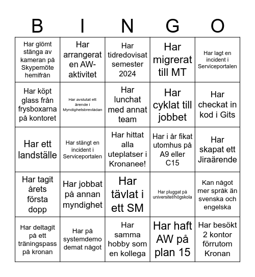 App4 - Mingelbingo Card