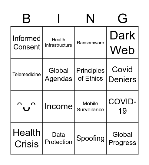 CYBERSEC BINGO! Bingo Card