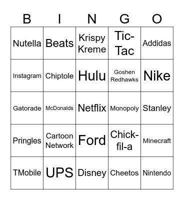 Logo Bingo Card