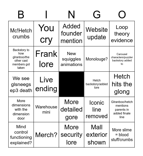 Fc bingo Card