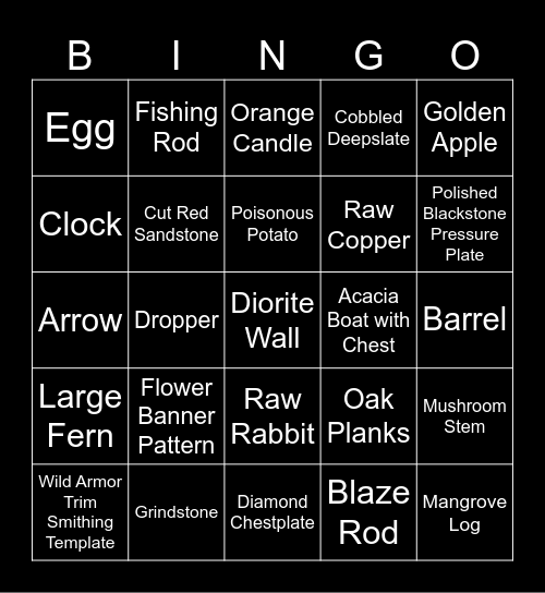 ross Bingo Card