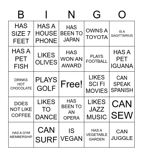 ALL HANDS ON BINGO Card