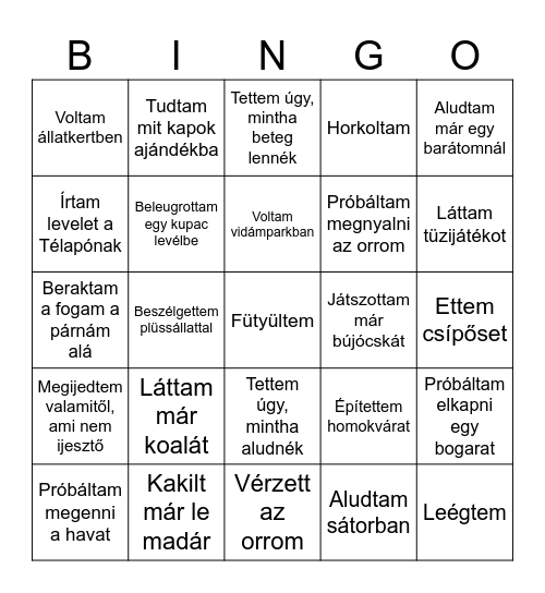 Valaha2 Bingo Card