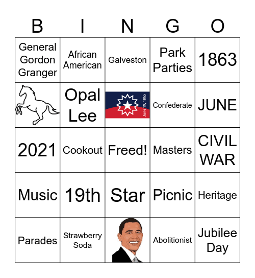 Juneteeth ESH 2 Bingo Card