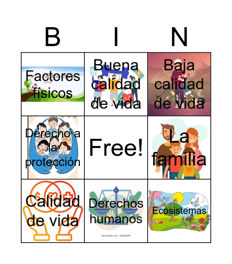 CONOCIMIENTOS PREVIOS Bingo Card