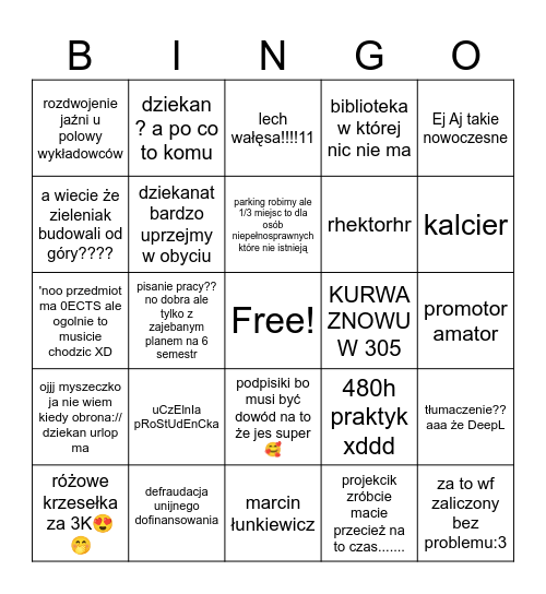 ateneumcore Bingo Card