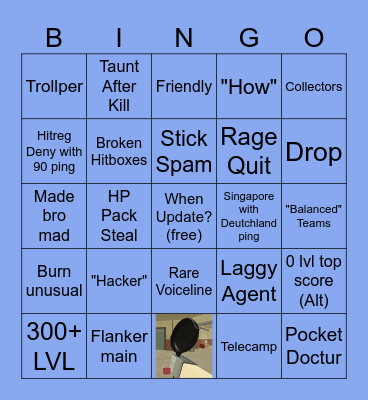 Tc2 Bingo Card