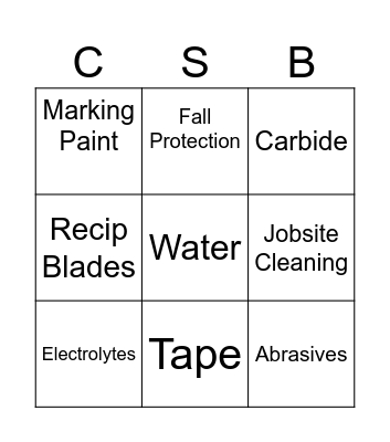 Amanda Ackerman's Bingo Card Bingo Card
