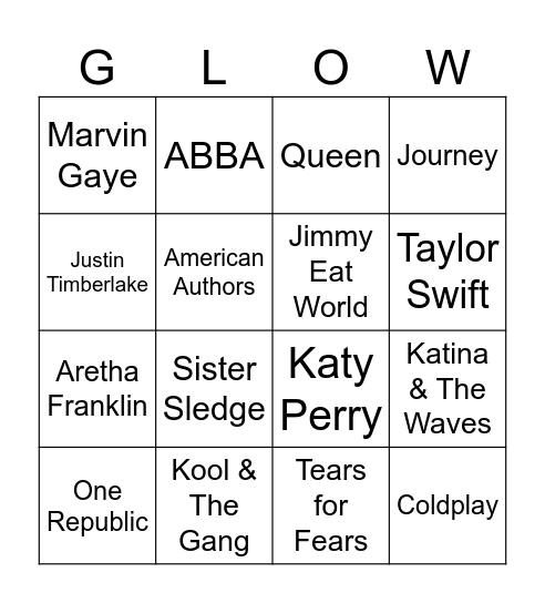 DIAMOND CANYON COYOTES Bingo Card