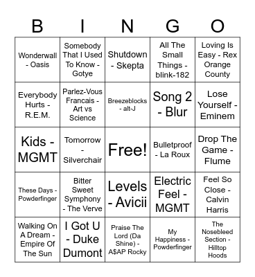 Bingo #14 Bingo Card