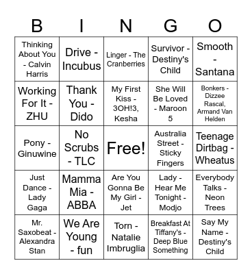 Bingo #17 Bingo Card
