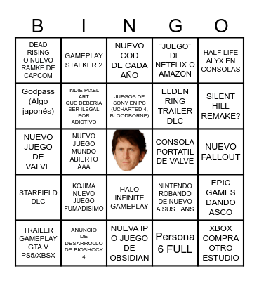 SUMMER GAME FEST Bingo Card