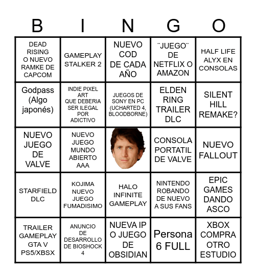 SUMMER GAME FEST Bingo Card