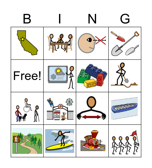 Words of the Week Bingo Card