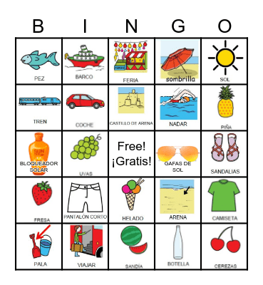 Loteria: El Verano Bingo Card