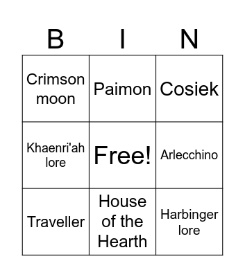 Nowy odcinek Cośka Bingo Card