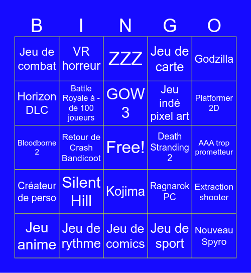 State Of Play 2024 Mai Bingo Card