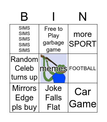 EA Bingo Card