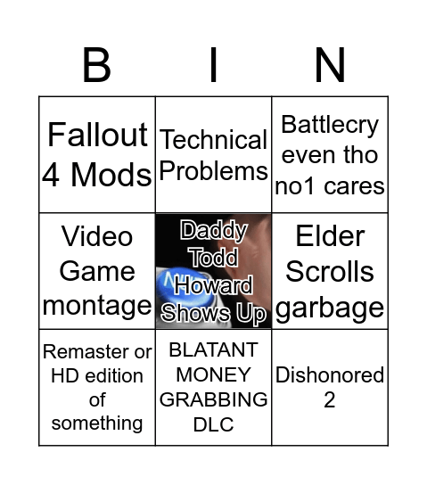 Bethesda Bingo Card