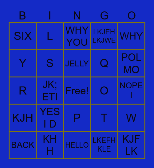 NEVER HAVE I EVER BINGO Card