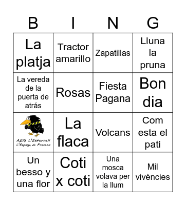 BOINGO MUSICAL!!!! Bingo Card