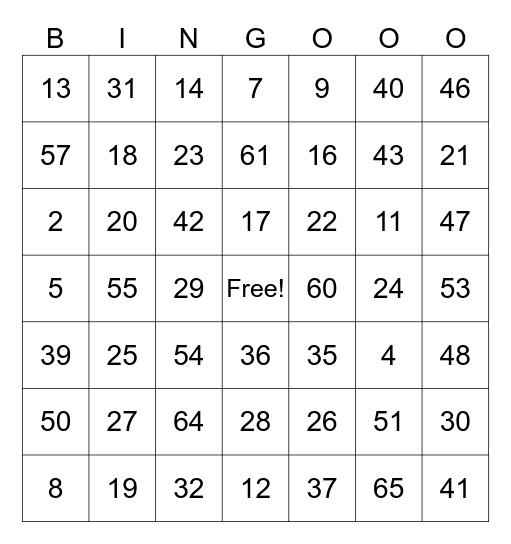 BINGO MUSICAL ANYS 90 Bingo Card