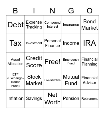 Business Bingo Card