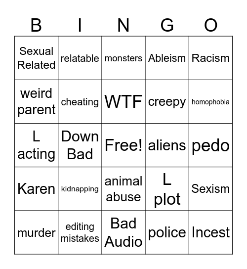 Tmrw teachings Bingo Card