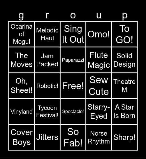 Monopoly Go Bingo Card