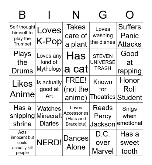 @_.gomun.charlie._ Bingo Card