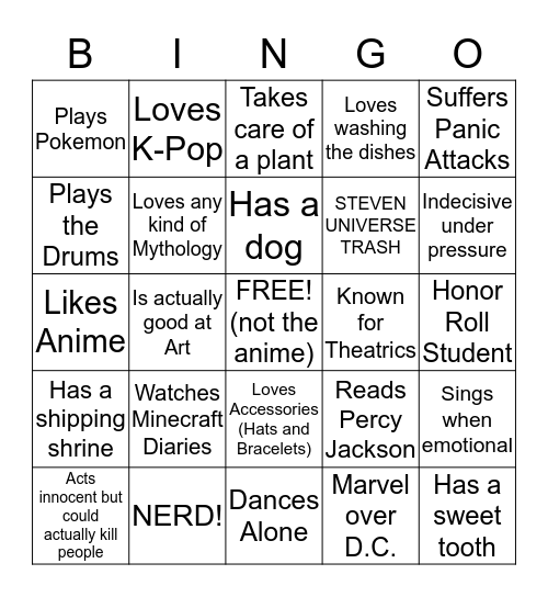 @_.gomun.charlie._ Bingo Card