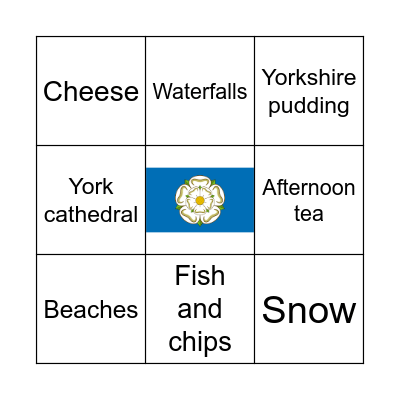 YORKSHIRE BINGO Card