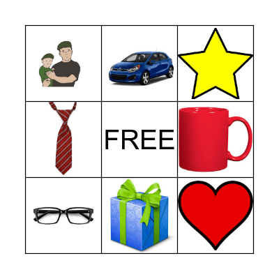 FATHER'S DAY Bingo Card