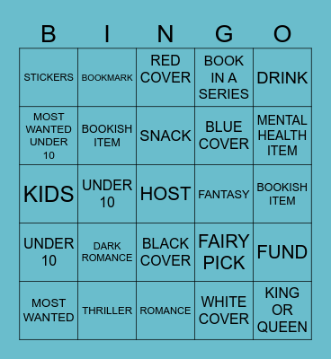BOOK FAIRY  BINGO!! Bingo Card