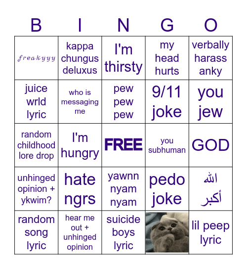 Deva Alsa BINGO Card