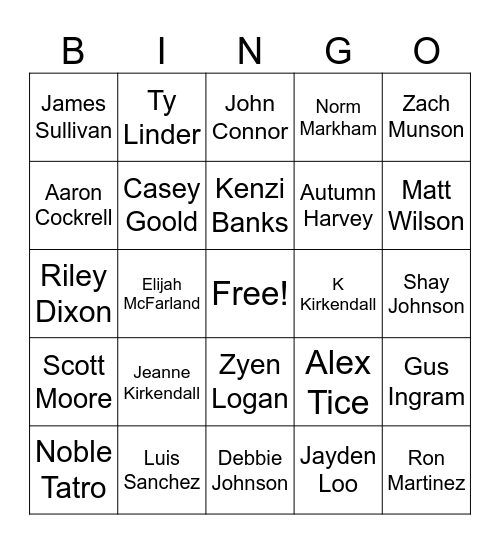 DTEC SkillsUSA Bingo Card