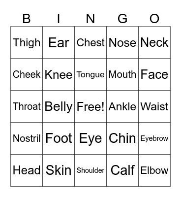 Gamilaraay Language Bingo Card