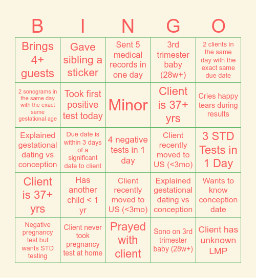 JUNE SONOGOO Bingo Card