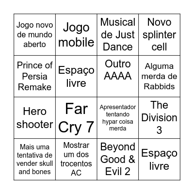 Bingo da Bugsoft Bingo Card
