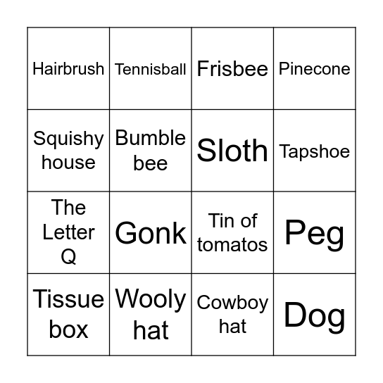Staff Social Treasure Hunt Bingo Card
