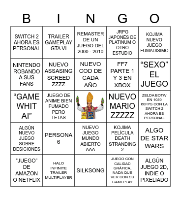 SUMMER GAME FEST 24 - Maki Kasane Bingo Card