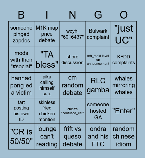 05312024 BINGO BOARD Bingo Card