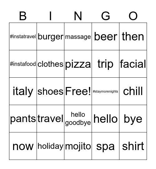 #SoFunBingo Card