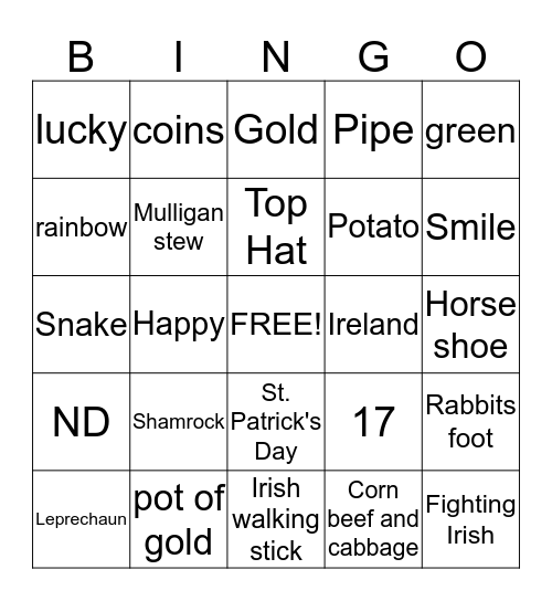 Village Men Bingo =) Bingo Card