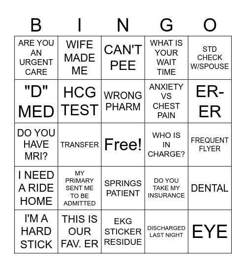 SUMMER BINGO Card