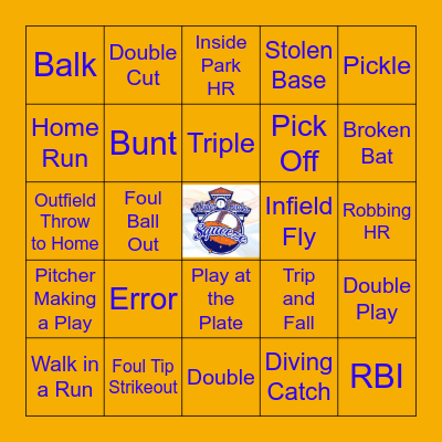 Baseball Bingo Card