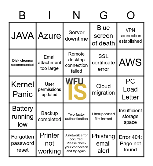 IS AI BINGO Card